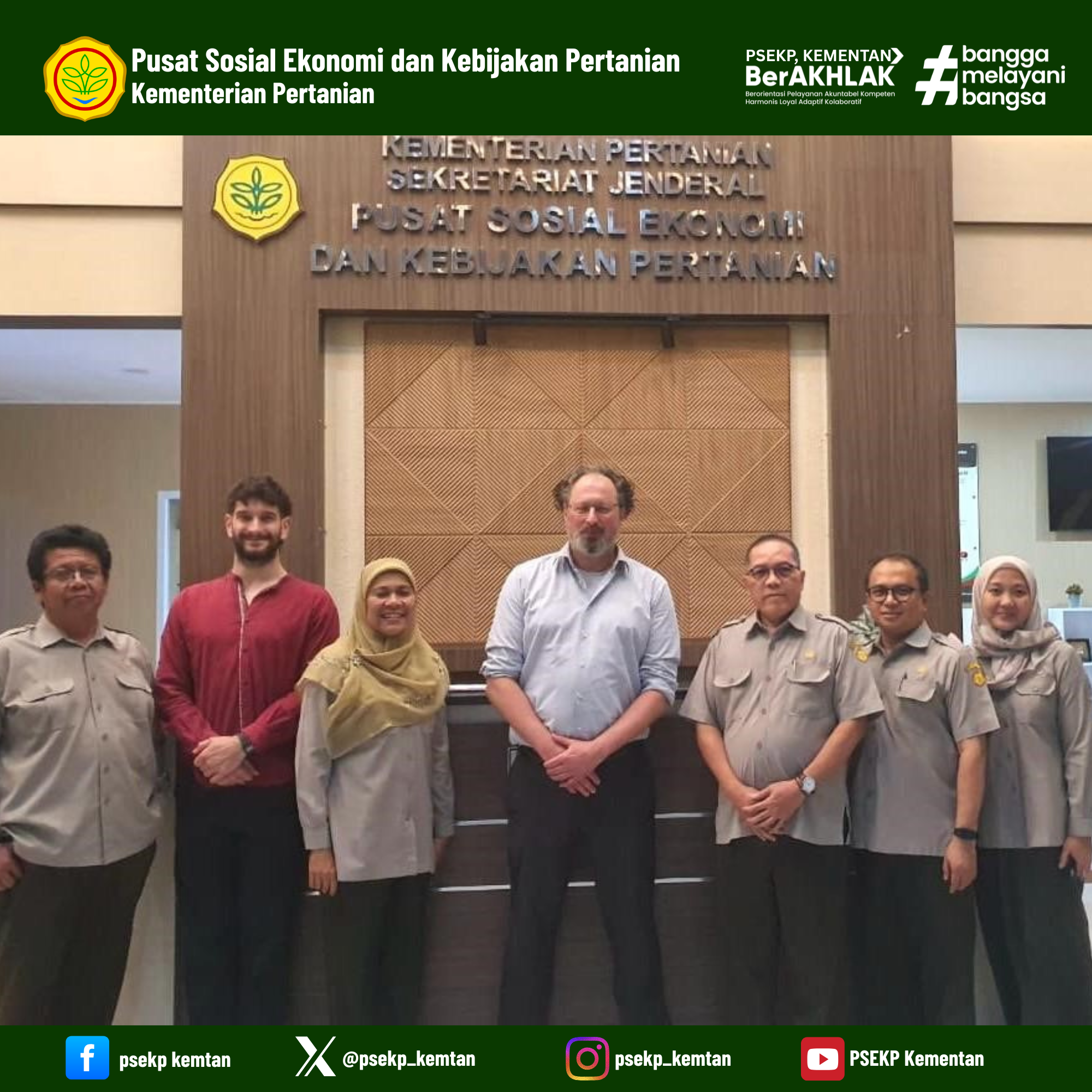 Perkuat Kolaborasi Riset Kebijakan Pertanian, PSEKP Terima Kunjungan Technical University of Munich (TUM)